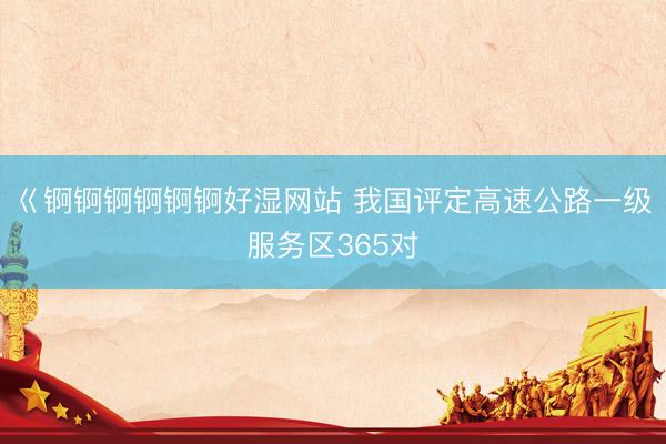 巜锕锕锕锕锕锕好湿网站 我国评定高速公路一级服务区365对