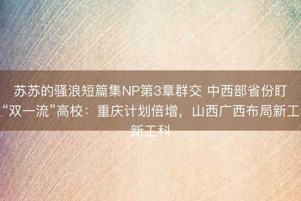 苏苏的骚浪短篇集NP第3章群交 中西部省份盯上“双一流”高校：重庆计划倍增，山西广西布局新工科
