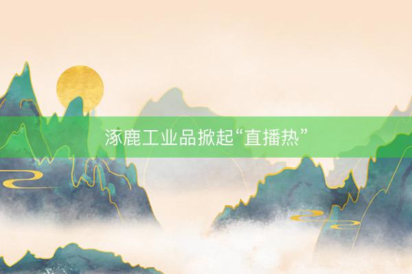 涿鹿工业品掀起“直播热”