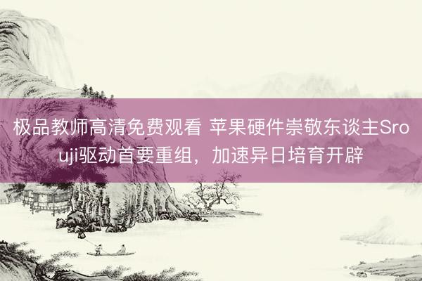 极品教师高清免费观看 苹果硬件崇敬东谈主Srouji驱动首要重组，加速异日培育开辟